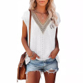 Sleeveless Drawstring Knitted Women Tank Top