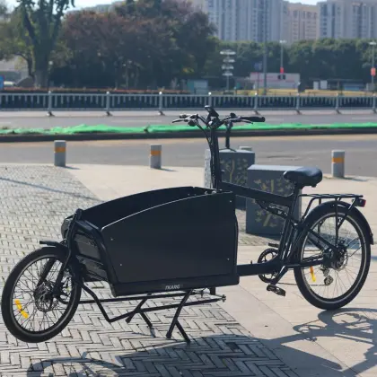 cargo bike with basket Otkargo family cargo bicycle