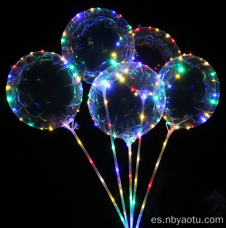 Venta caliente de 20 pulgadas LED LED LED UP ROJO FLASH ADULTA Partido para adultos Helium globos para la venta