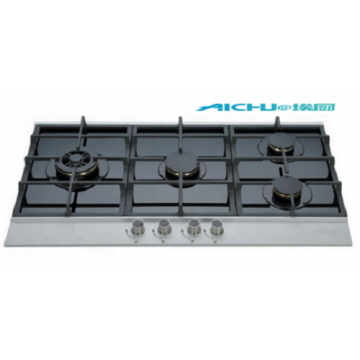 5 Burners Built In Commercial Gas Stove Burners