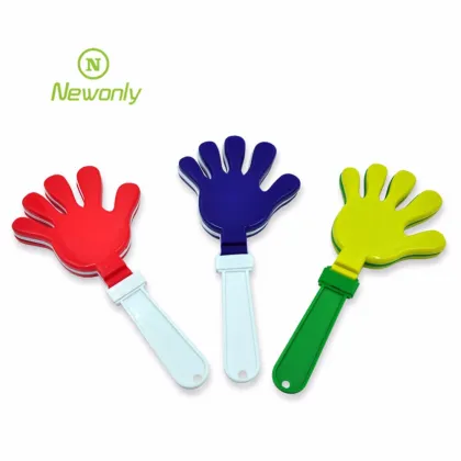 Customized Logo PP Plastic Noise Maker: Hand Clap Toy & Fan Clapper