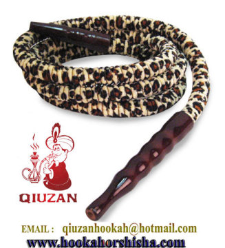 Mya qualidade 1,8 M leopardo impressão Hookah mangueira QZP-016