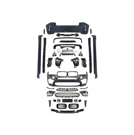 BMW X6 F16 Car Accessories Conversion Bodykit - Front & Rear Bumper for X6M