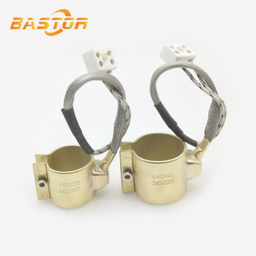 Industrial Electric Brass Nozzle Band Heater for 220V 150W Plastic Extruders