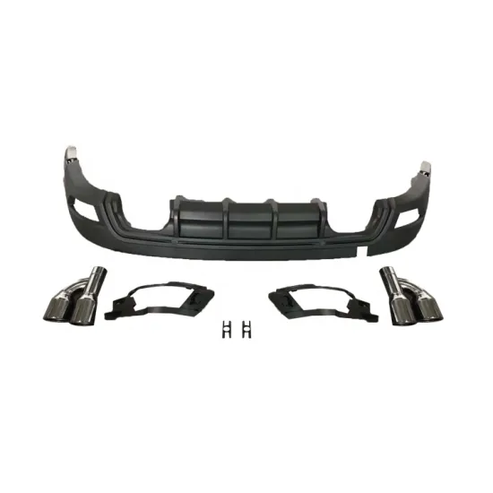 High Quality Refitted Rear Lip with Four Exhaust Pipes for Jaguar F-PACE Bumpers