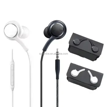 Wired In-Ear Earbuds with Microphone, 3.5mm Jack, Compatible with Samsung S10 S9 A71 - IG955 Earphones