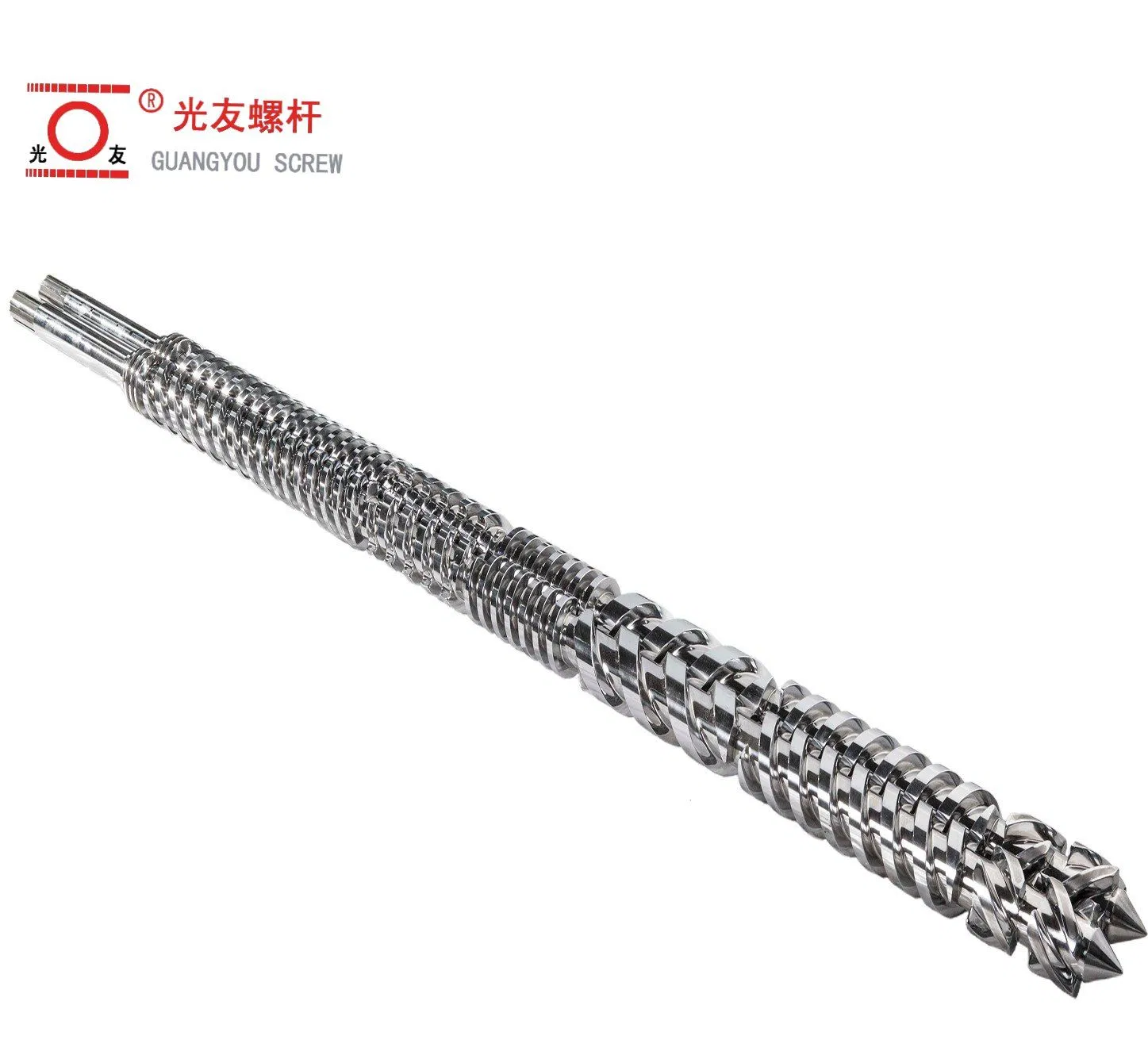 Parallel twin screw at bariles para sa pe pvc wpc lvt plastic extruder