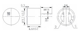 EM9767P-1 Electret Condenser Microphone