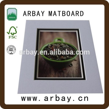Wholesale pre cut white double 8ply acid free cardboard photo mat China