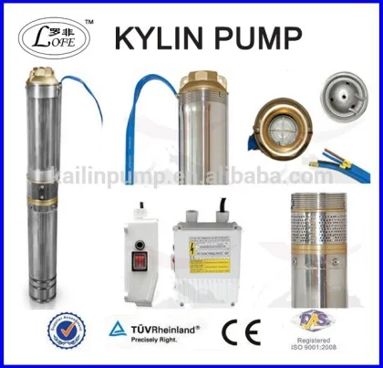 Stainless steel deep Well Pump, deep well submersible pump,2 inches submersible well pump