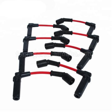 9748RR Spark Plug Wire Set Ignition Coil Cable Kit - High Performance Silicone Insulators