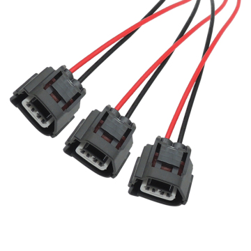 2 Pin Ignition Coil Electric Wire Connector BC-005 - Black