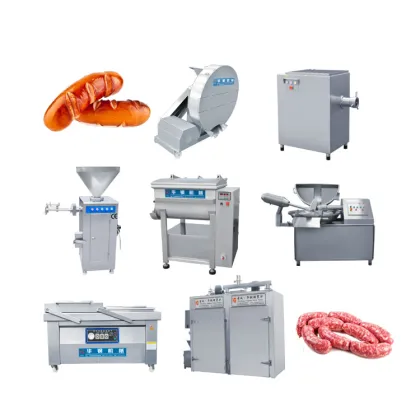 Automatic Salami Sausage Making Machine - Industrial Hot Dog Sausage Filling and Casing Equipment