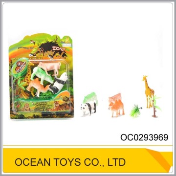 happy fun samll dinosaur model plastic farm animal toy OC0293969
