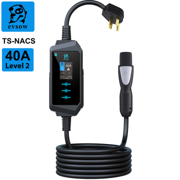9.6KW Portable EV Charging Station with NACS Compatibility, Smart App, and RFID Card