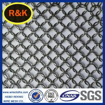 stainless steel riveted chain mail scrubber/chain mail