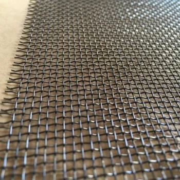 Titanium wire mesh screen
