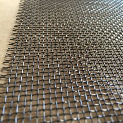 Nickel foil stretch mesh