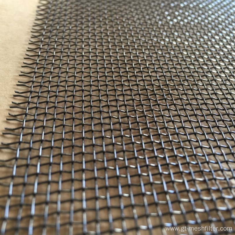 Titanium wire mesh screen