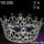 Rhinestone Beauty Pageant Crowns Round Tiaras