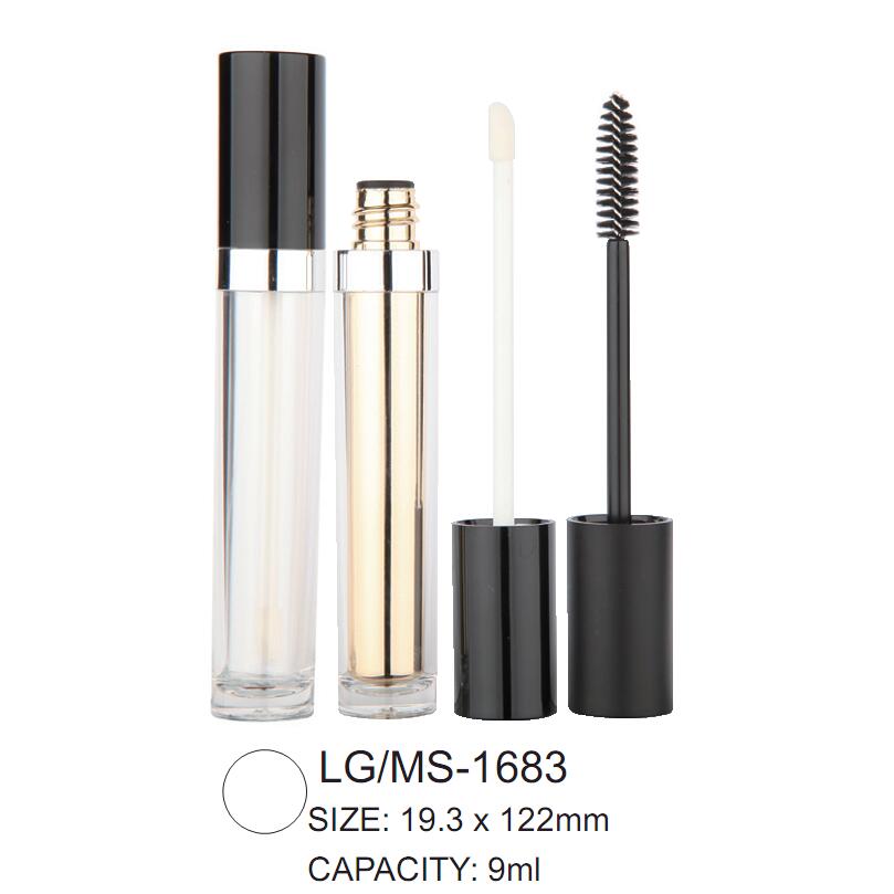 Runde leere kosmetische Lipgloss/Mascara-Verpackung LG/MS-1683