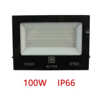IP66 110V 220V Waterproof Outdoor Garden Plaza High Lumen 100w Slim SMD Led Flood Work Light
