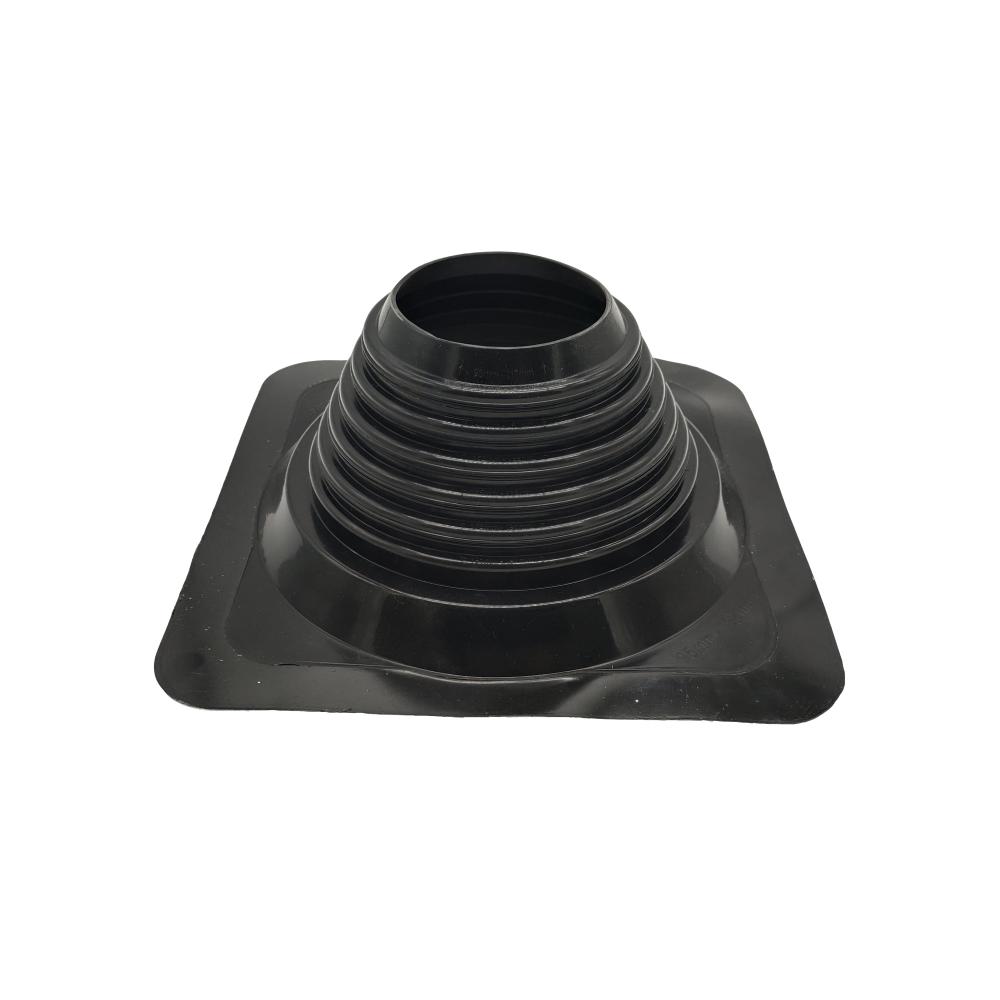 Botte de solin de toit à base carrée noire imperméable à l&#39;eau chaude