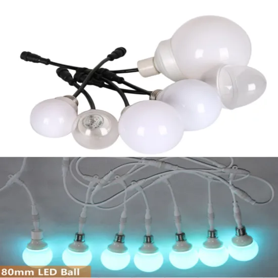 80mm DMX Rgb Led Pixel Bulb