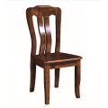 Mesa y silla de comedor de madera maciza tallada antigua
