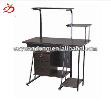 wood Computer desk with drawers