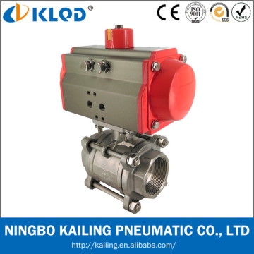 Cf8m 1000 wog pneumatic ball valve for water treatment Model Q611F-16P