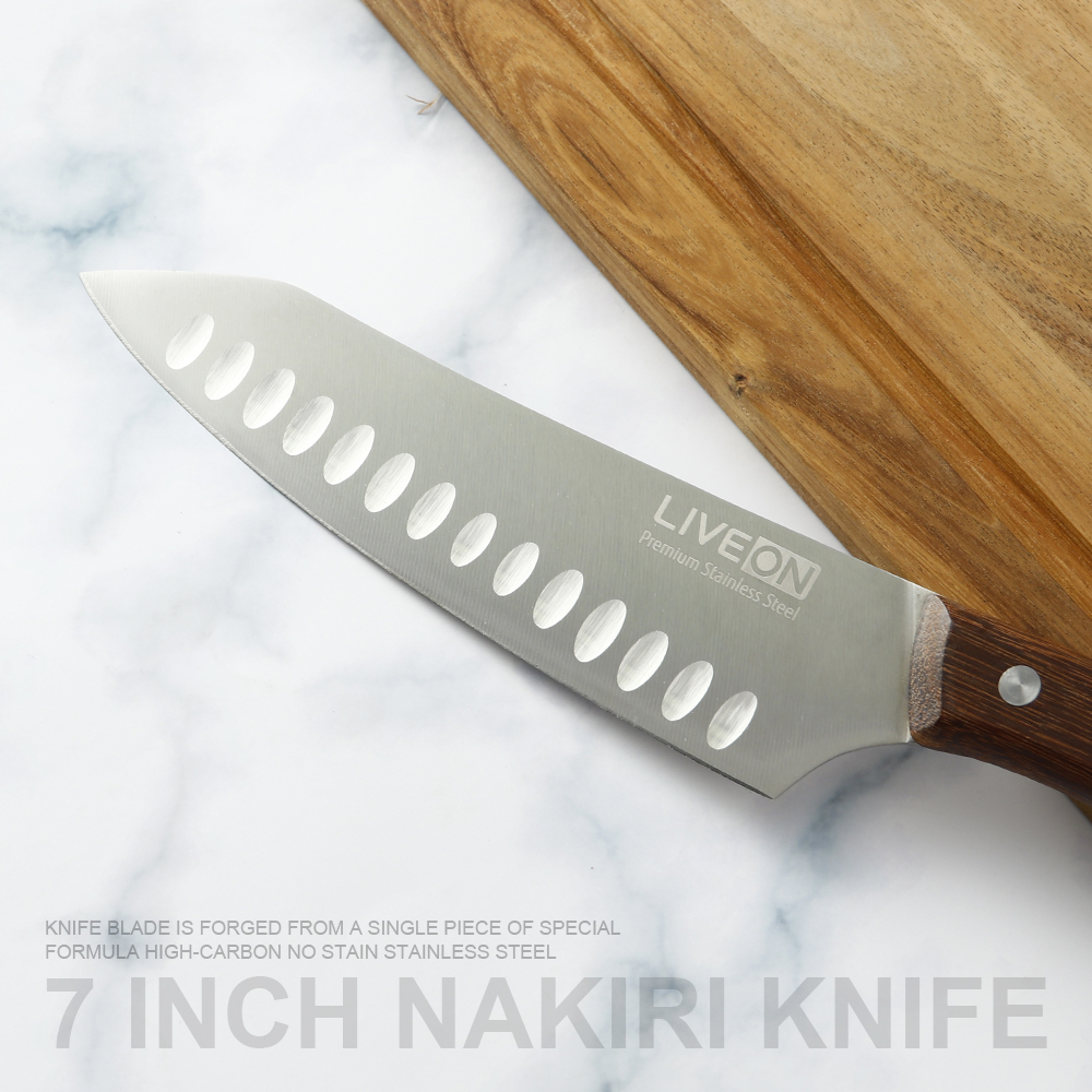 CUCHILLO NAKIRI DE 7 PULGADAS