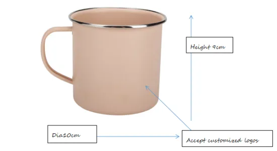 Tin coffee mug & farmhouse cup