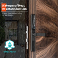 Tuya aluminiowe drzwi ślizgowe IP68 Wodoodporny inteligentny zamek