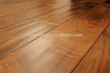 hand scrape acacia solid wood flooring