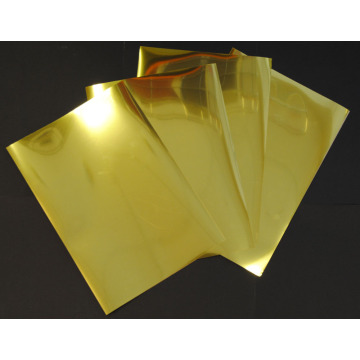 Gold/Silver Coated Pet Metalized Thermal Laminating Film