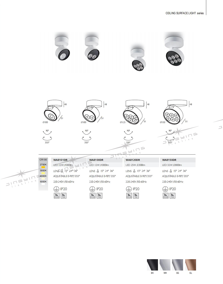 Surface Spotlight Adjustable 2