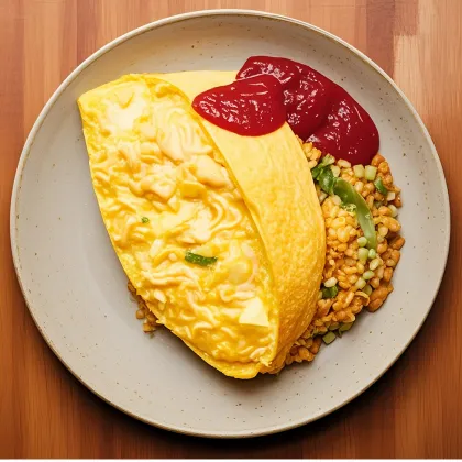 Fluffy Scrambled Eggs Omu Egg