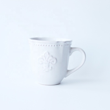 New Nordic style white porcelain 12oz mug