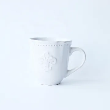 New Nordic style white porcelain 12oz mug