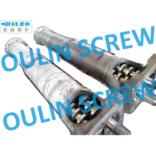 Kraussmaffei Kmd70kk Twin Conical Screw and Barrel for PVC WPC Spc Extrusion