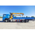 SINOTRUCK HOWO 6X4 Cargo Truck with XCMG 12T Telescopic Crane