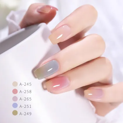 AMDMG 24 Color 3D Gel Jelly Nail Polish Set: Non-Toxic DIY Nail Decoration in Icy Jelly Finish