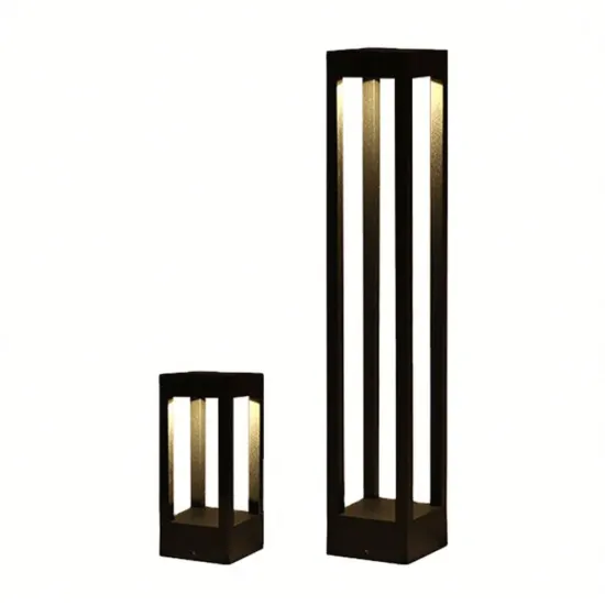 Modern Rectangular LED Lawn Bollard Light