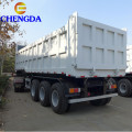 Chengda Tri Axles 25 Cube Side Dump Trailer