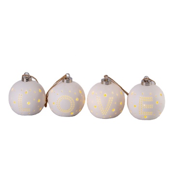 Wholesale Classic Ceramic Christmas Ball Ornaments for Home, Hotel, and Party