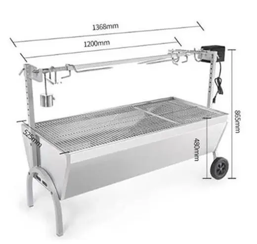 Trolley Bbq Grill Backyard Bbq Grill