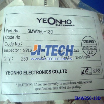 2.5mm pitch wire to board wafer yeonho connector SMW250-13D wafer housing 13 pin connector