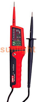 Waterproof AC/DC Voltage Tester, Phase Rotation /Polarity/Continuity Detector UT15C