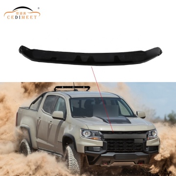 Chevrolet Colorado 2022 Auto schwarzer Acryl Steinschutz Vorderbeinschild